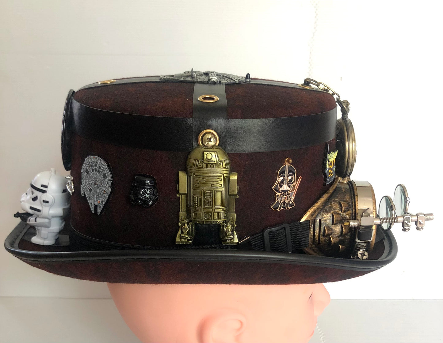 Steampunk Style (Star Wars Theme) Hat with Goggles (Item #520)