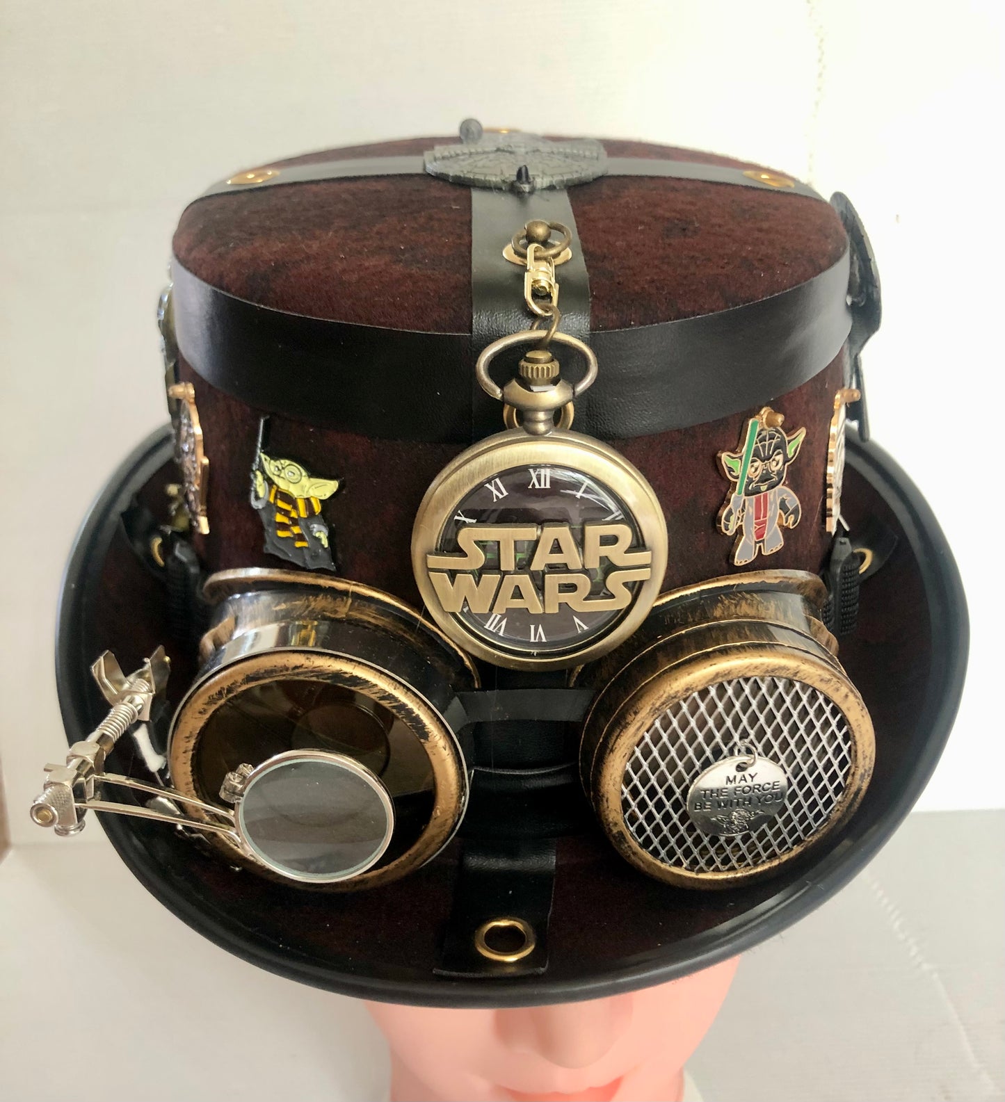 Steampunk Style (Star Wars Theme) Hat with Goggles (Item #520)