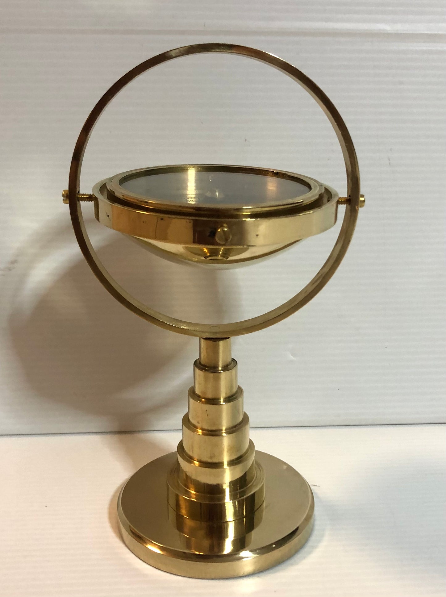 6” Solid Brass Binnacle compass