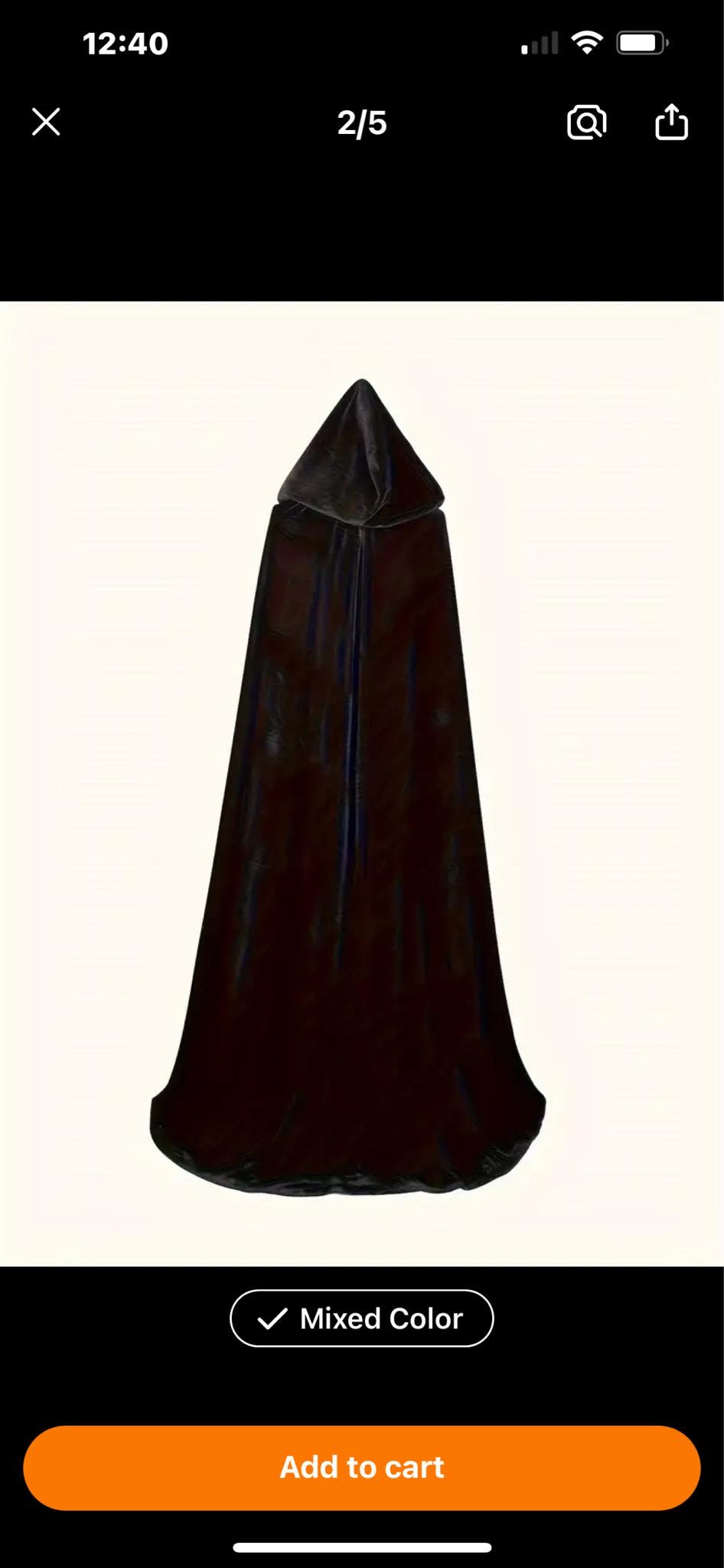 Hooded Robe/Cloak