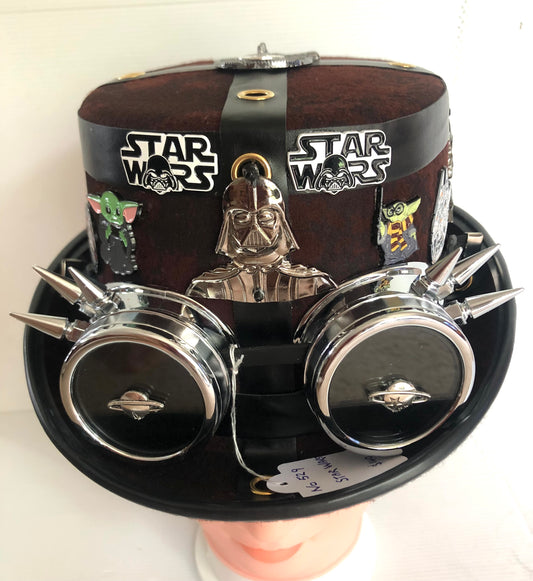 Steampunk Style (Star Wars Theme) Hat with Goggles (Item #529)