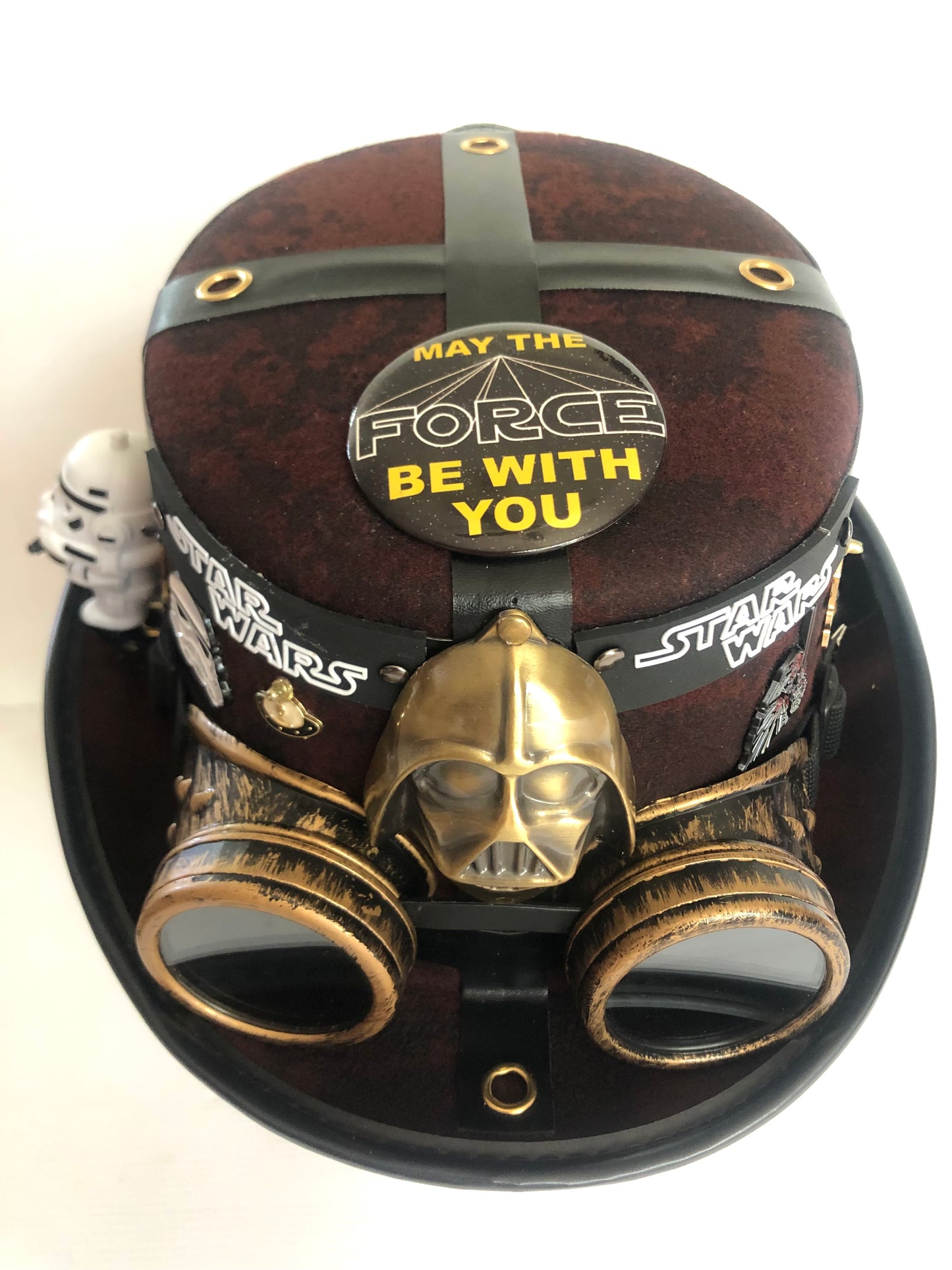 Steampunk Style (Star Wars Theme) Hat with Goggles (Item # 527)