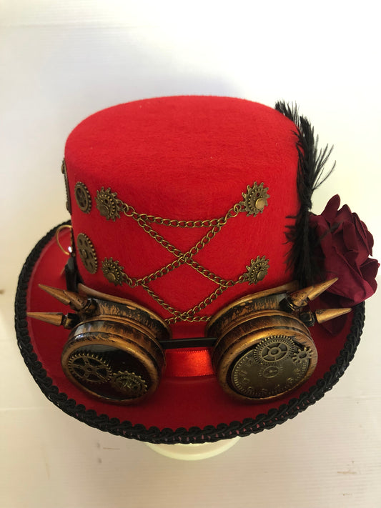 Steampunk Style Hat with Goggles (Item #543)