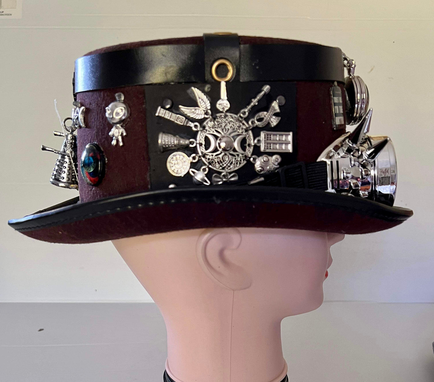 Steampunk Style Hat (Dr Who Theme) with Goggles (Item #417)