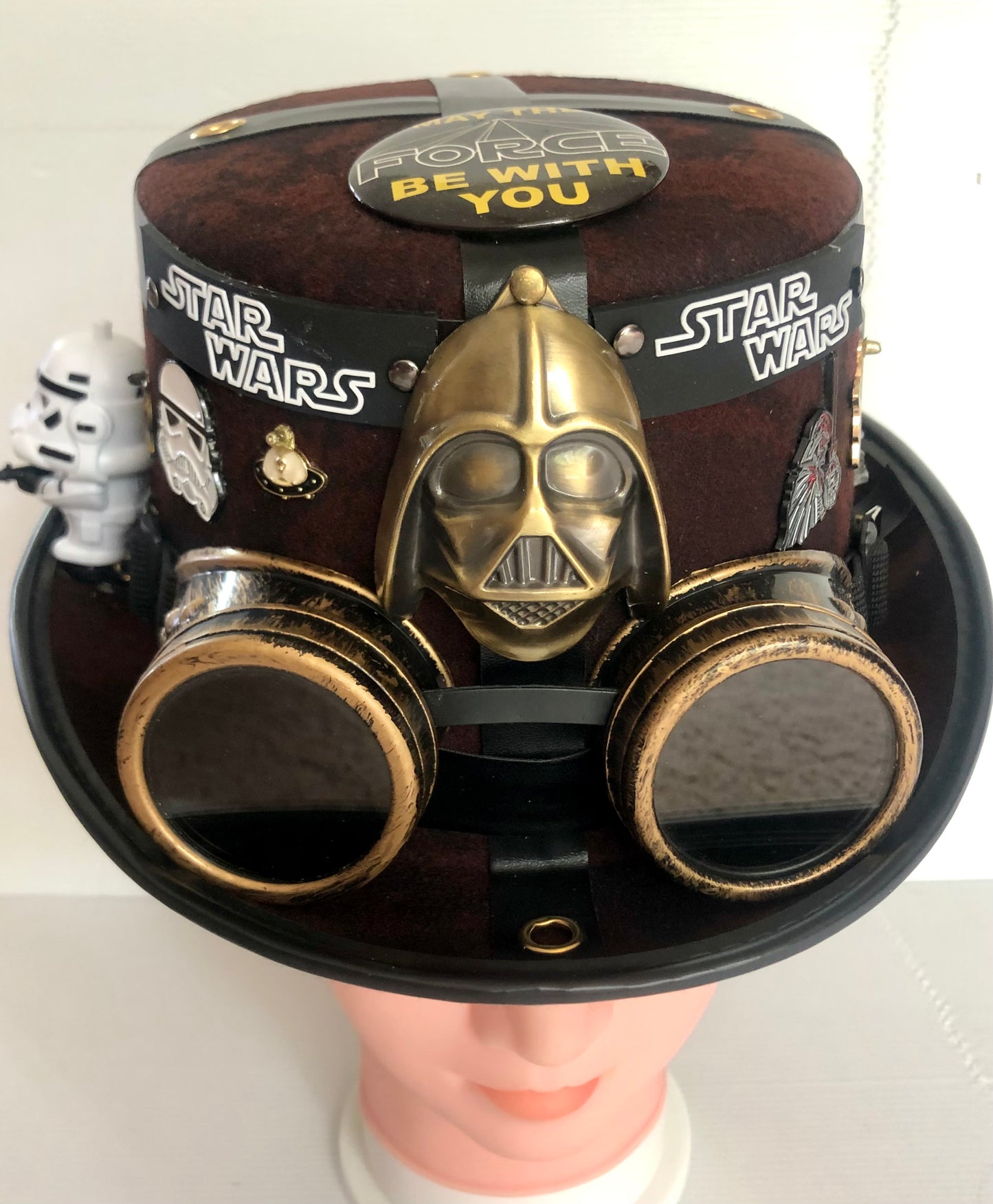 Steampunk Style (Star Wars Theme) Hat with Goggles (Item # 527)