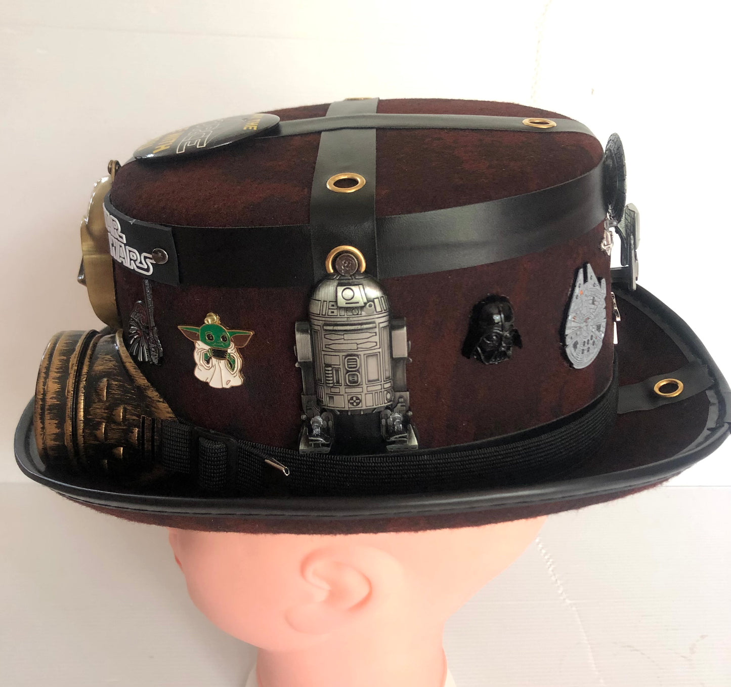 Steampunk Style (Star Wars Theme) Hat with Goggles (Item # 527)