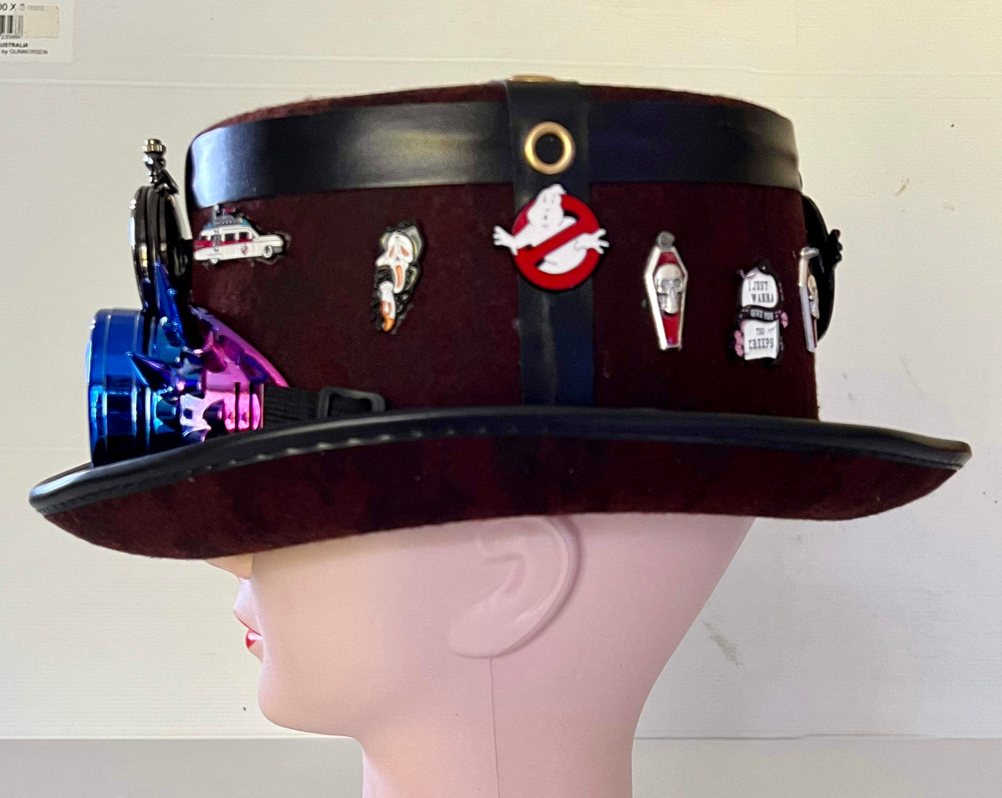 Steampunk Style Hat (Ghostbusters Theme) with Goggles (Item #419)