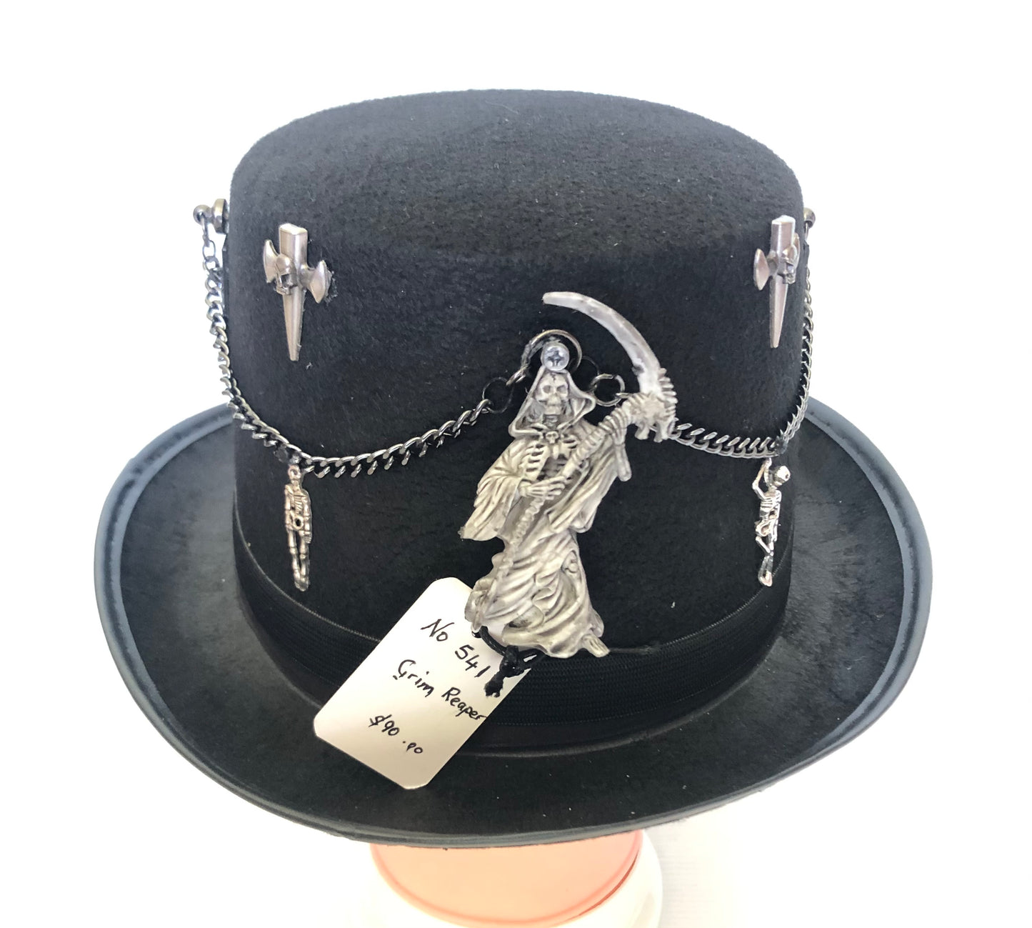 Steampunk Style (Grim Reaper Theme) Hat with Goggles (Item # 541)