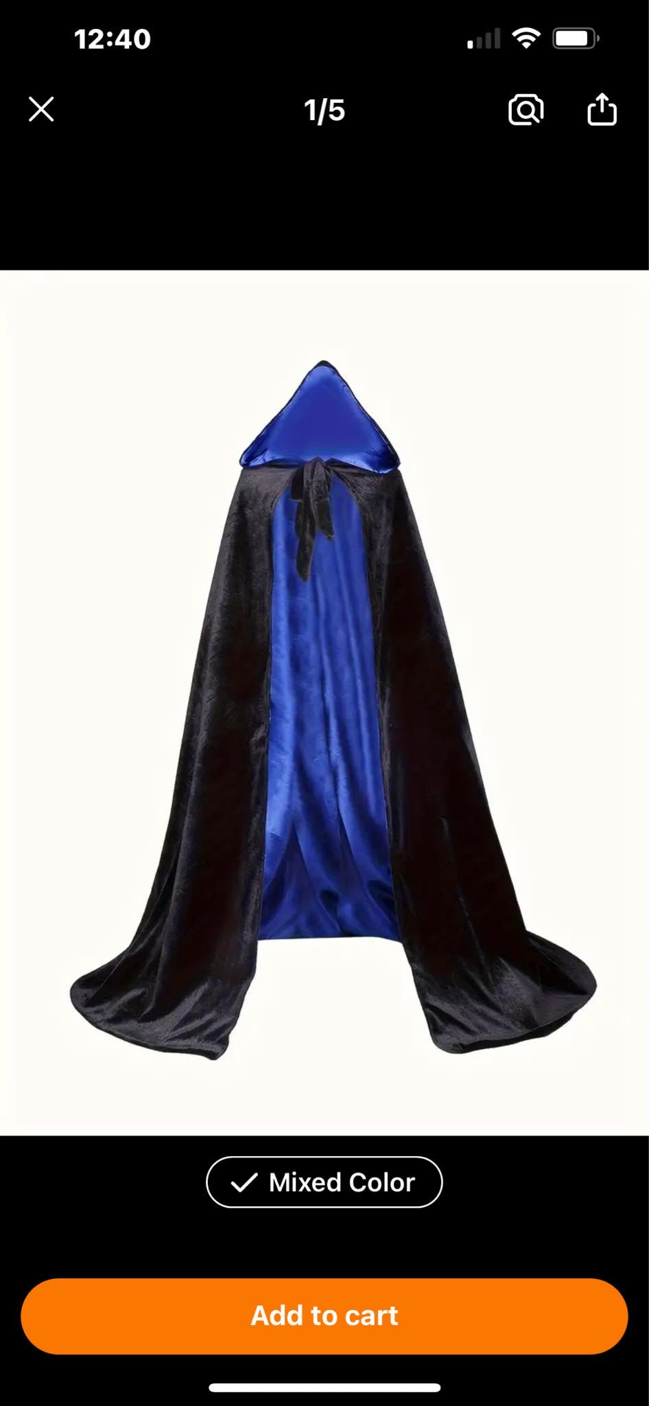 Hooded Robe/Cloak