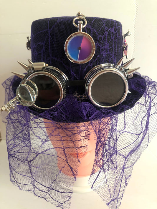 Steampunk Style Hat with Goggles (Item #526)