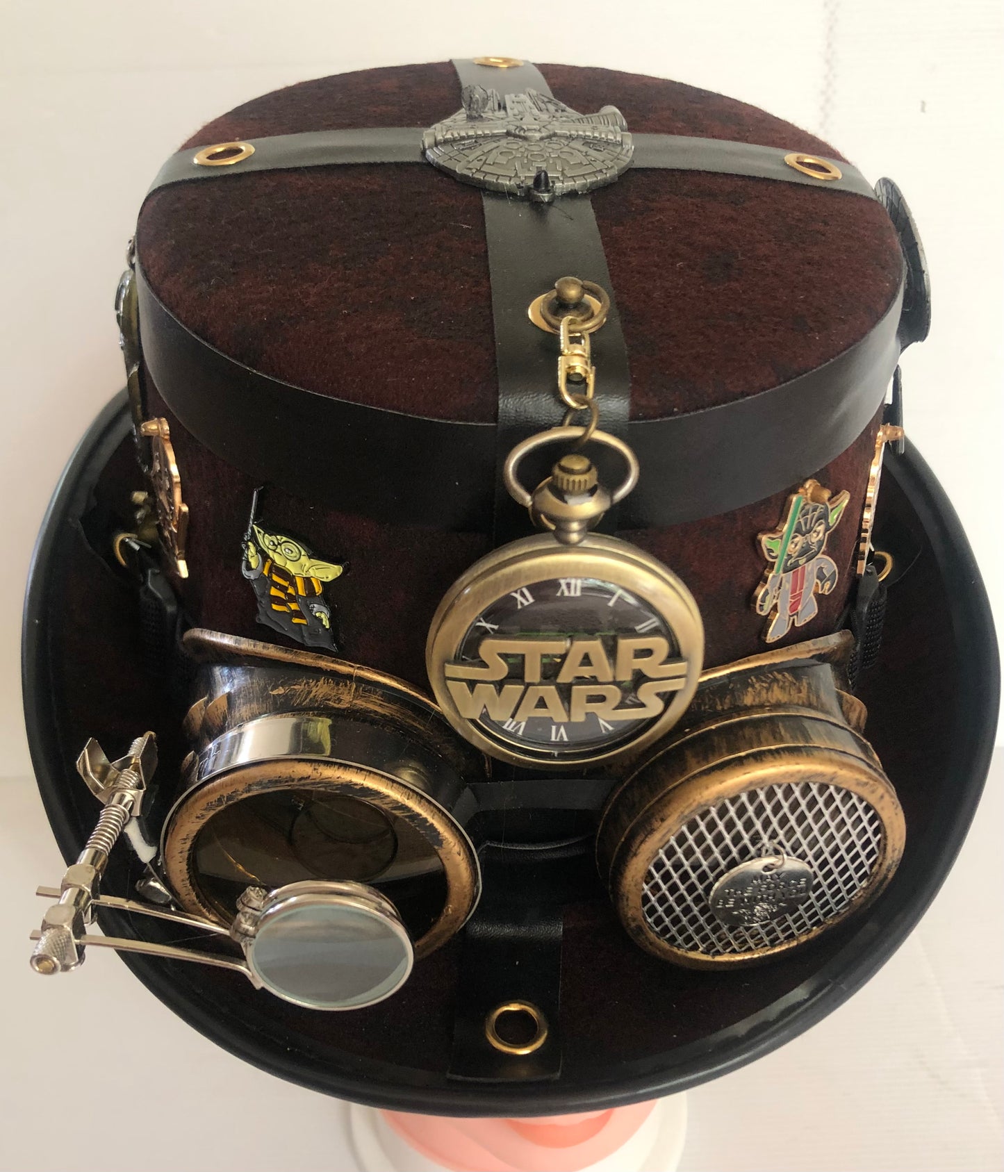 Steampunk Style (Star Wars Theme) Hat with Goggles (Item #520)