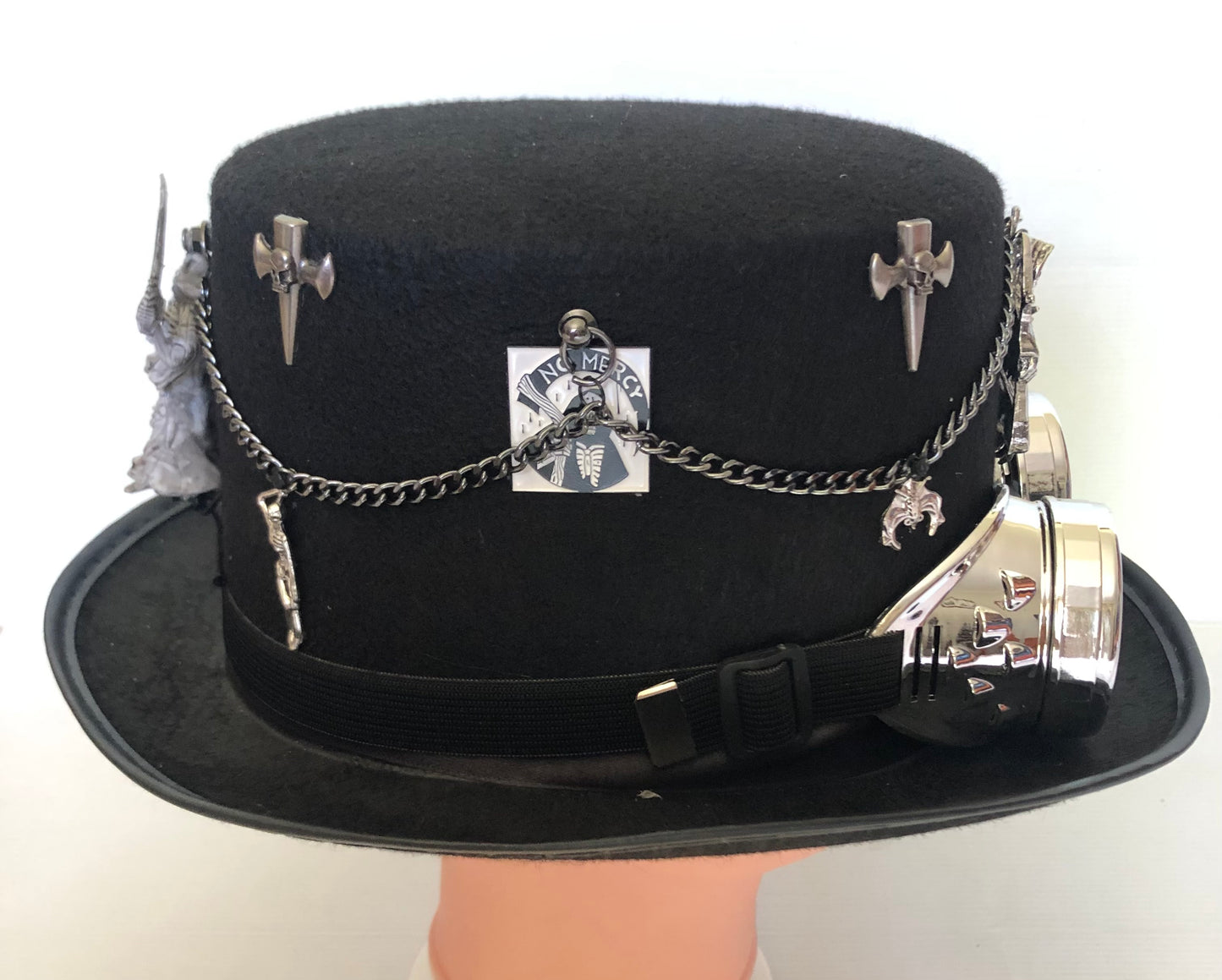 Steampunk Style (Grim Reaper Theme) Hat with Goggles (Item # 541)