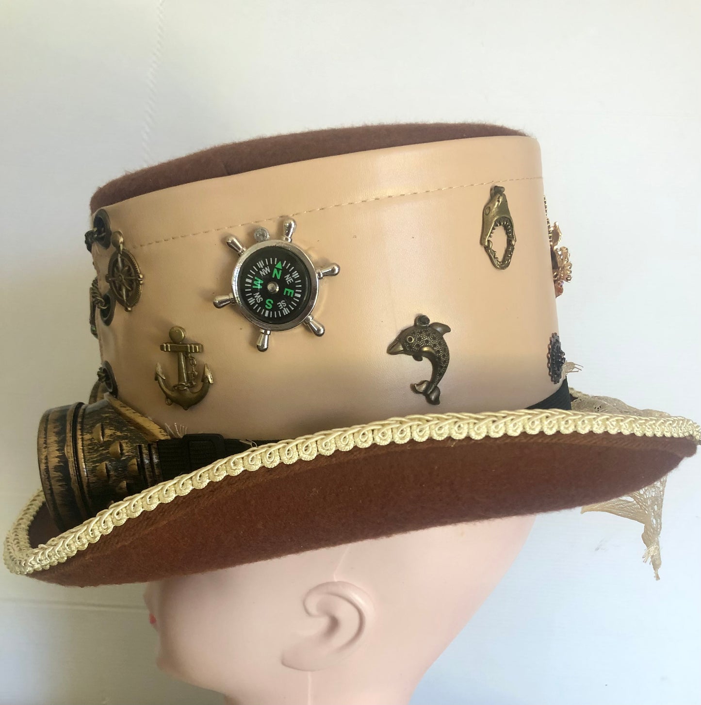 Steampunk Hat with Goggles (Item # 415)