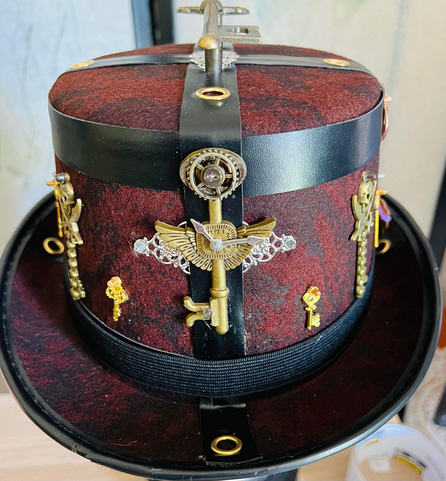 Steampunk Style (Locksmith Theme) Hat with Goggles (Item #438)