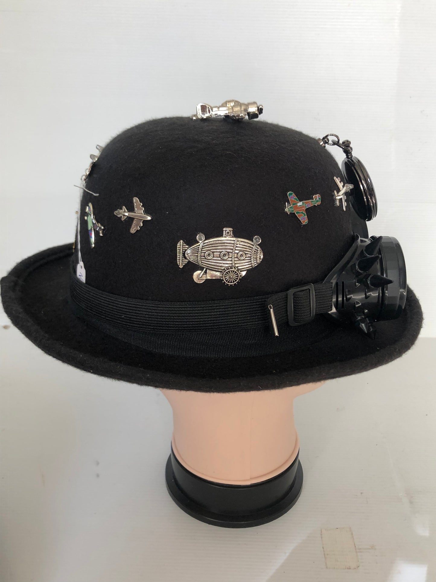 Steampunk Style Bower Hat (Item #337)