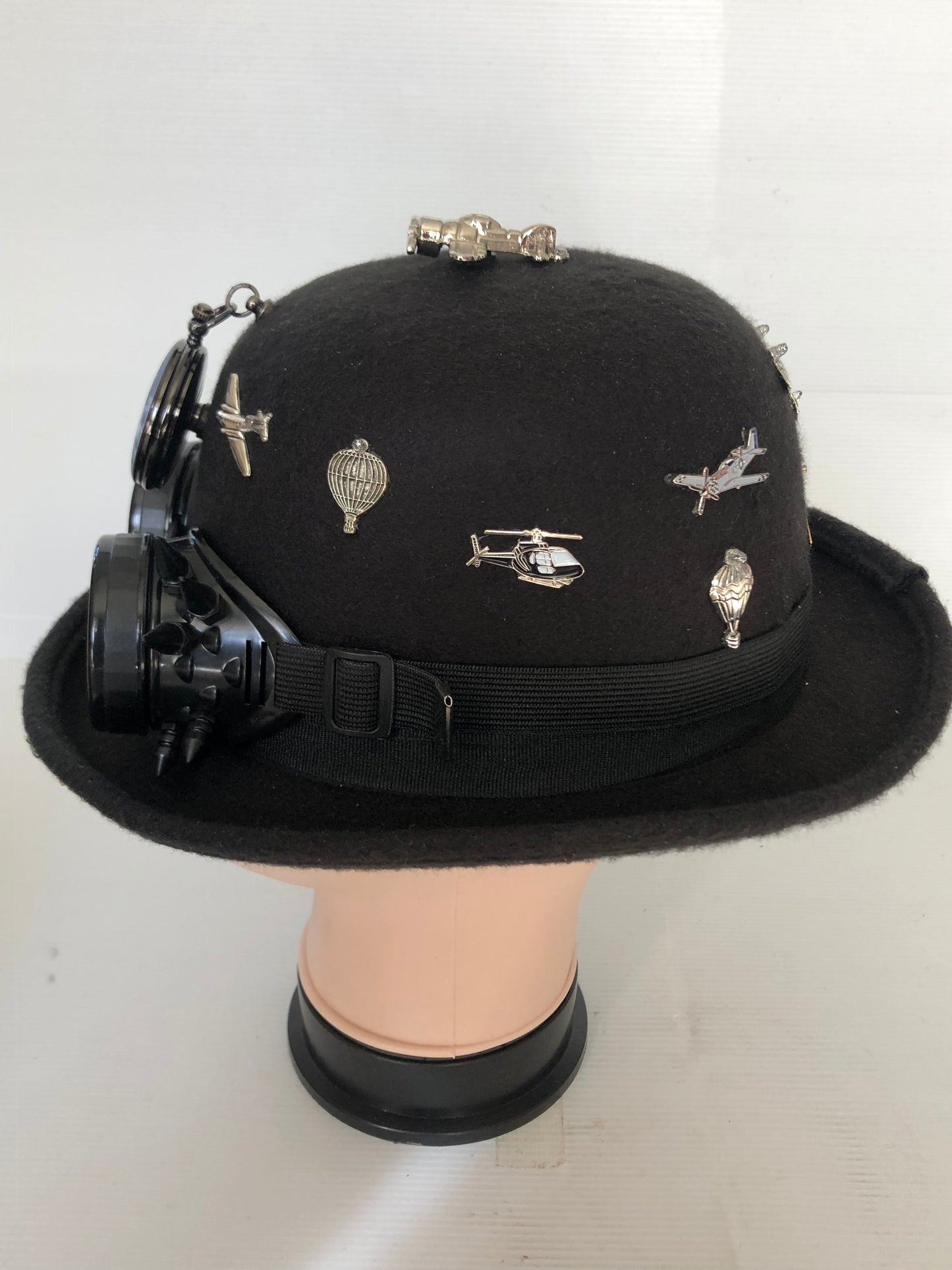 Steampunk Style Bower Hat (Item #337)