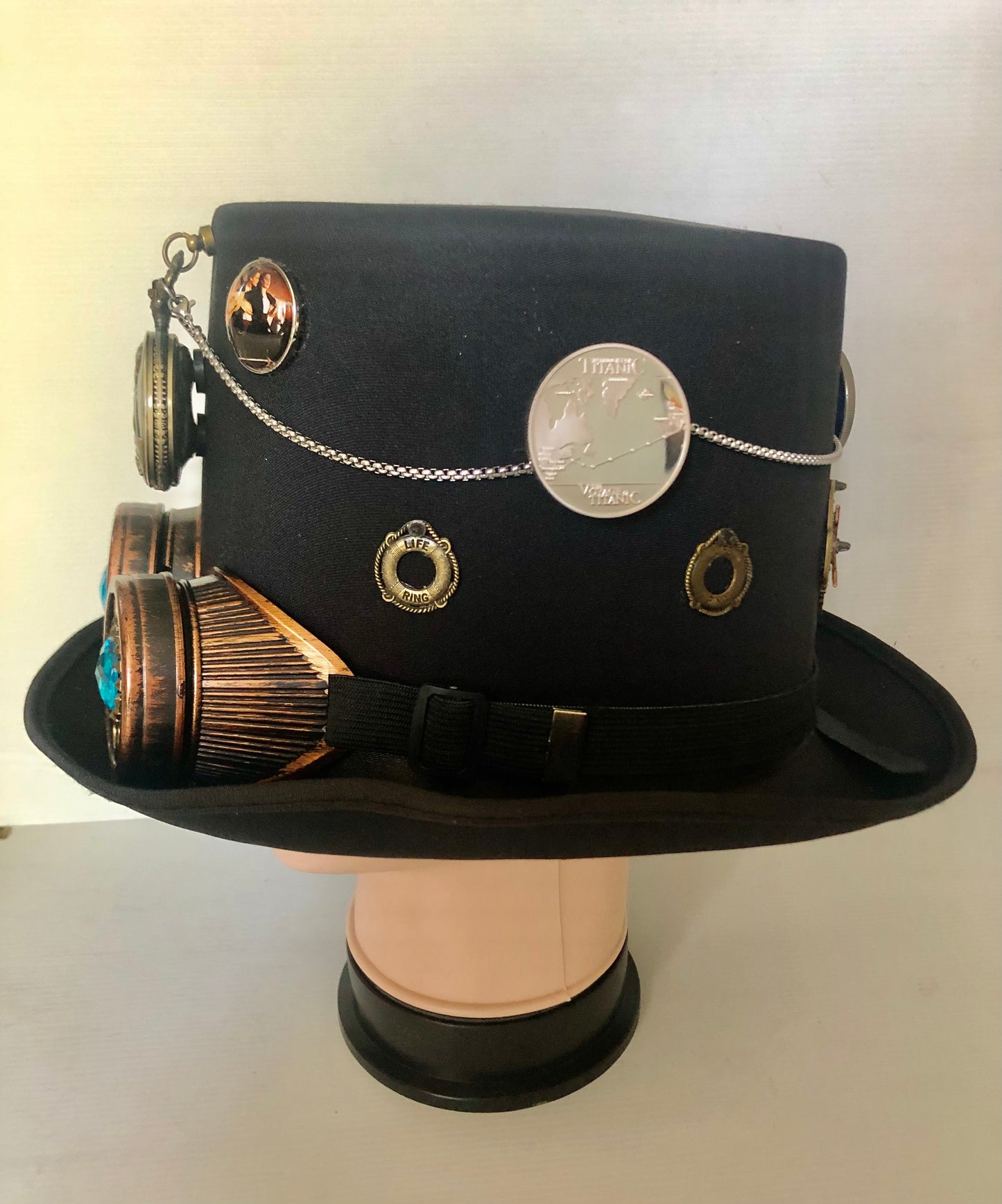 Steampunk Titanic Theme Hat with Goggles (Item #355)