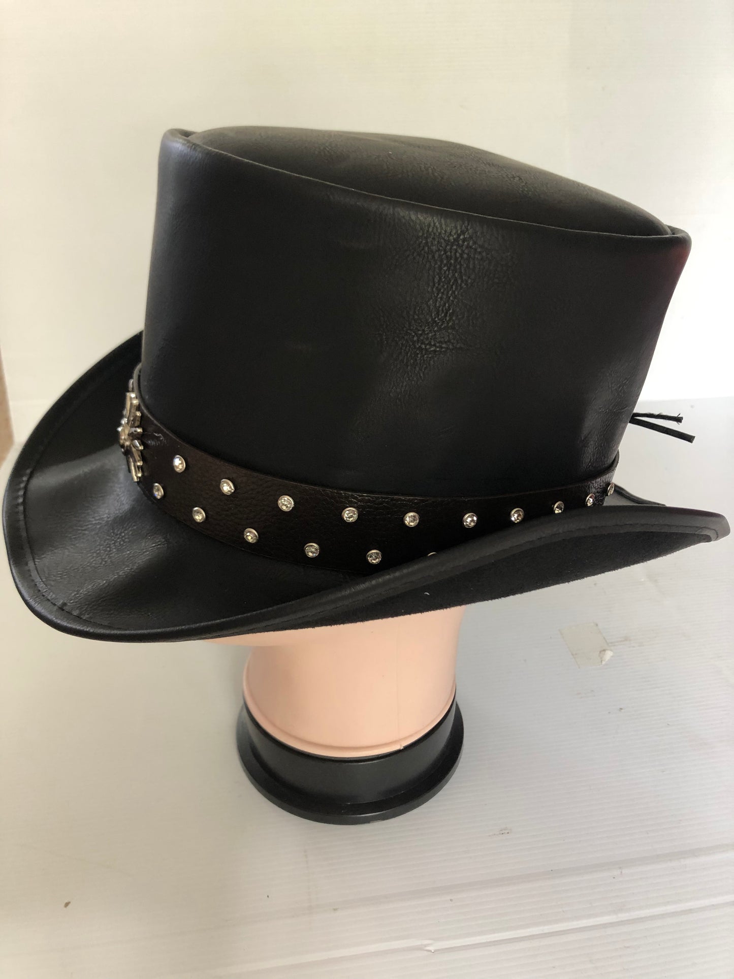 Steampunk Style Leather Hat