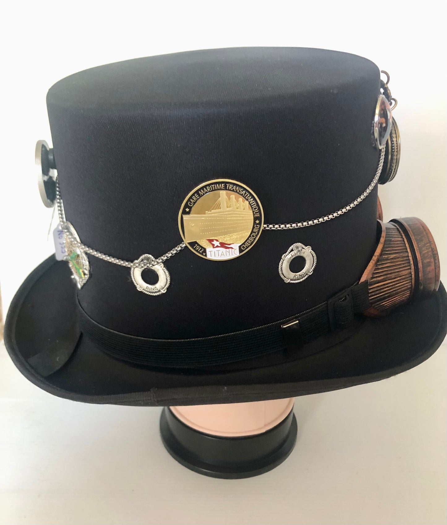 Steampunk Titanic Theme Hat with Goggles (Item #355)