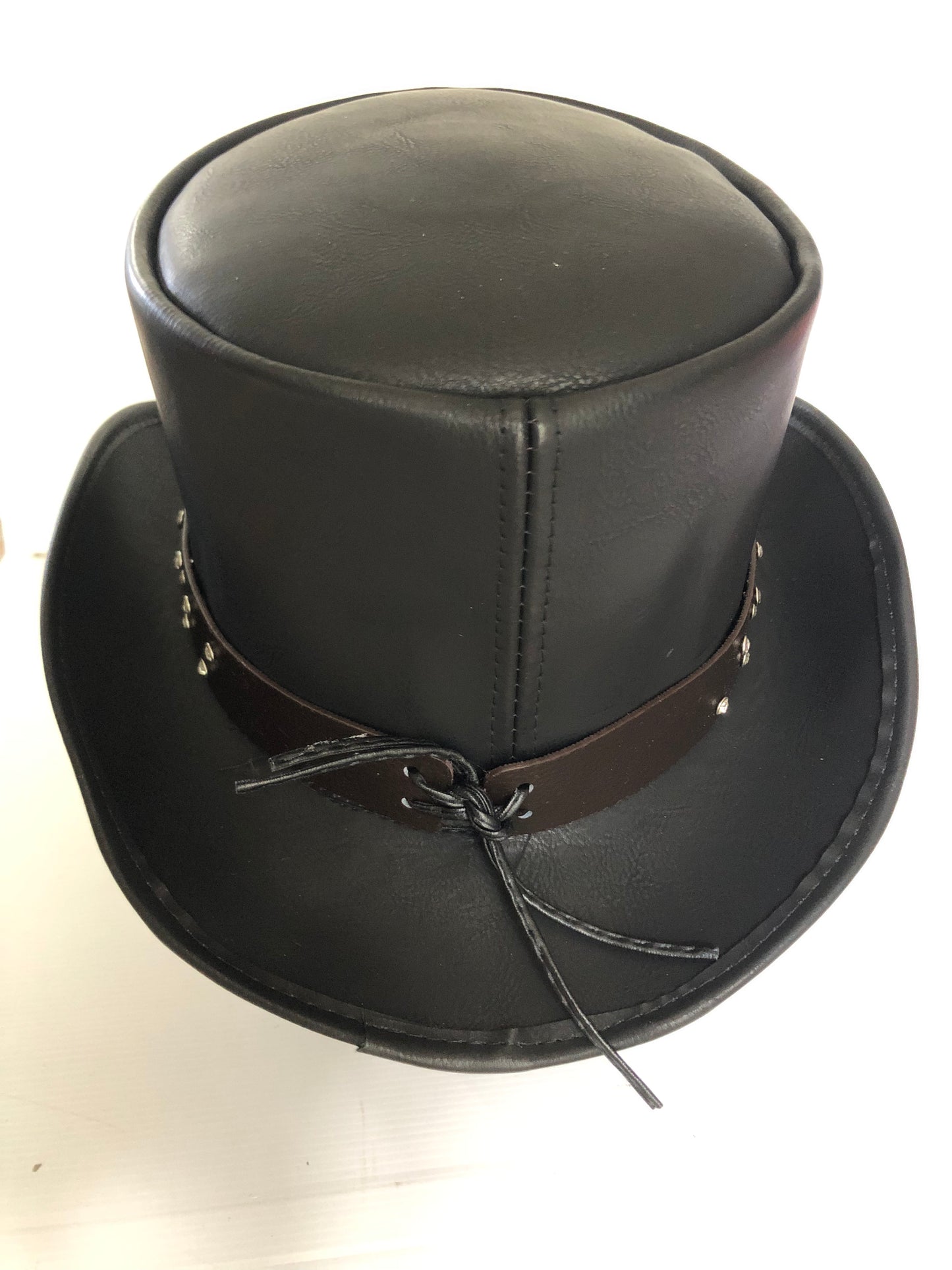 Steampunk Style Leather Hat