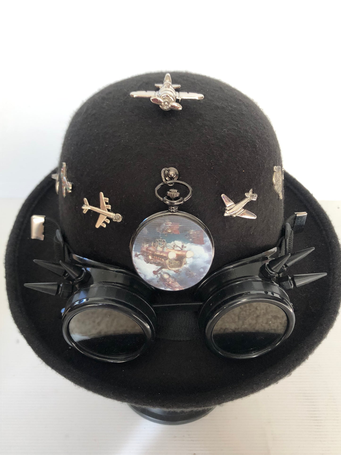 Steampunk Style Bower Hat (Item #337)