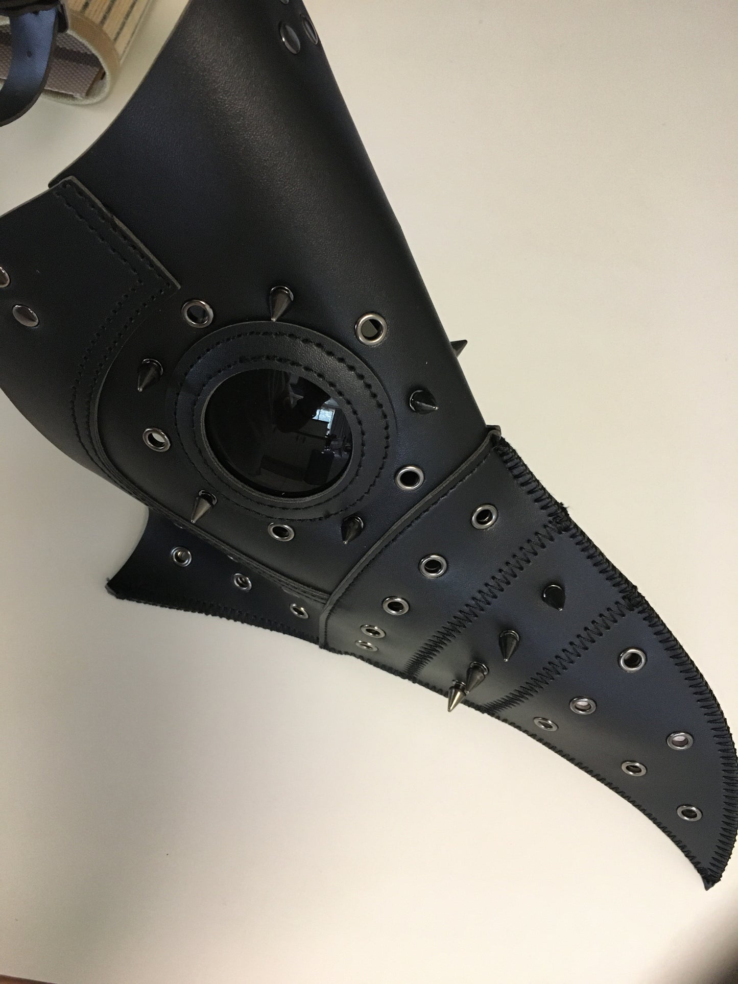 Plague Doctor Leather  face mask (Item N-MK022)
