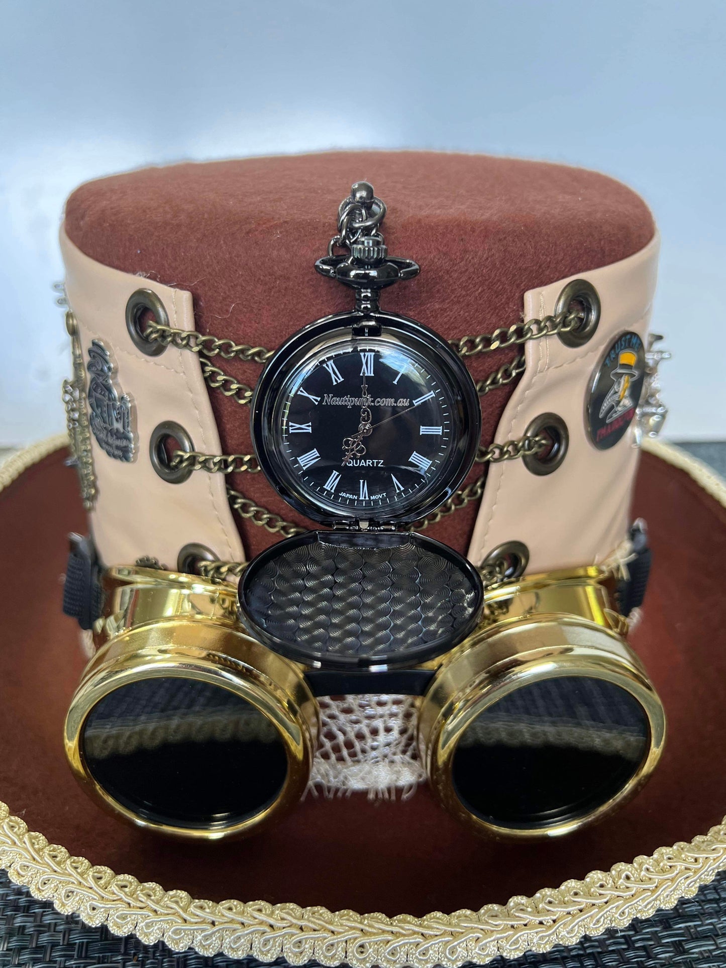 Steampunk Hat with Goggles (Item #290)