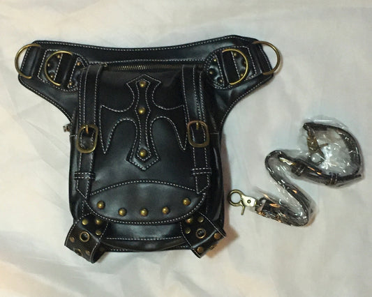 Steampunk leather bag (Item # PB043-1)