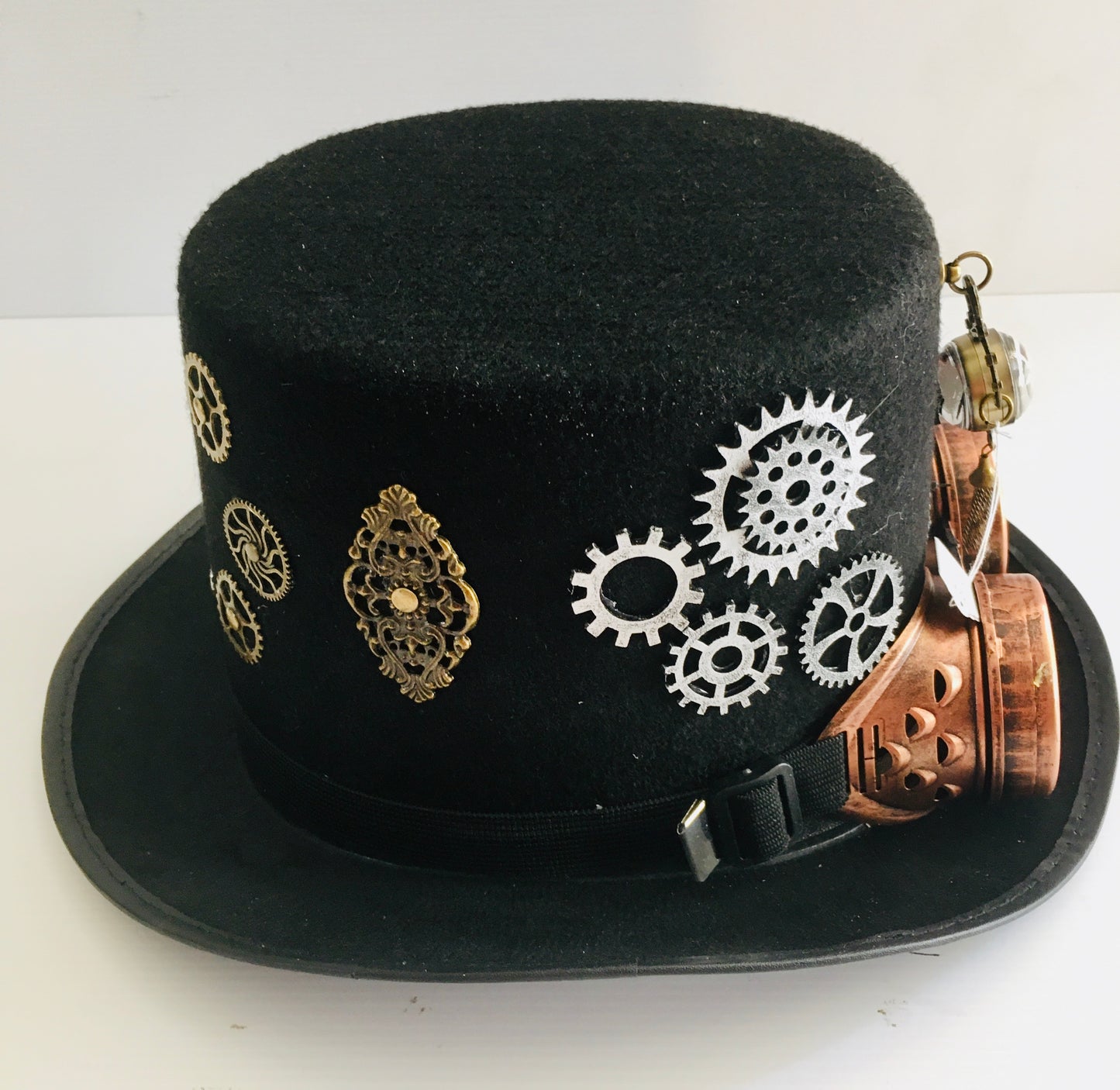 Steampunk Hat with Goggles (Item #NC130)