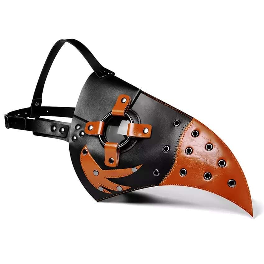 Plague Doctor Leather face mask (Item #PBM025)