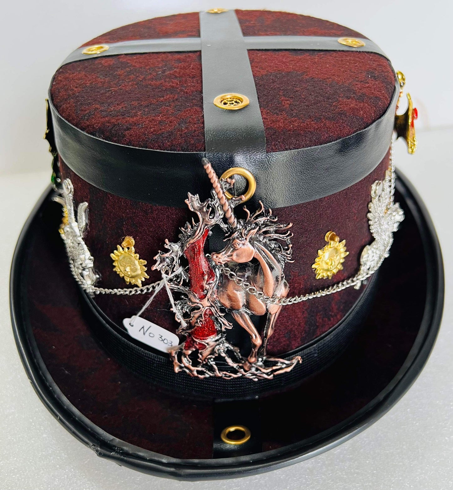 Steampunk Style Hat (Mystical Magical Theme)with Goggles (Item #303)