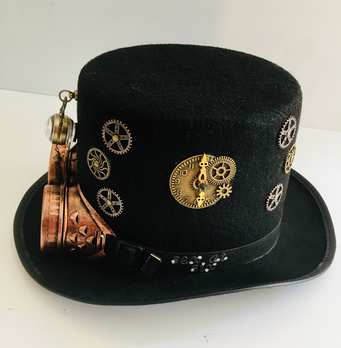 Steampunk Hat with Goggles (Item #NC130)