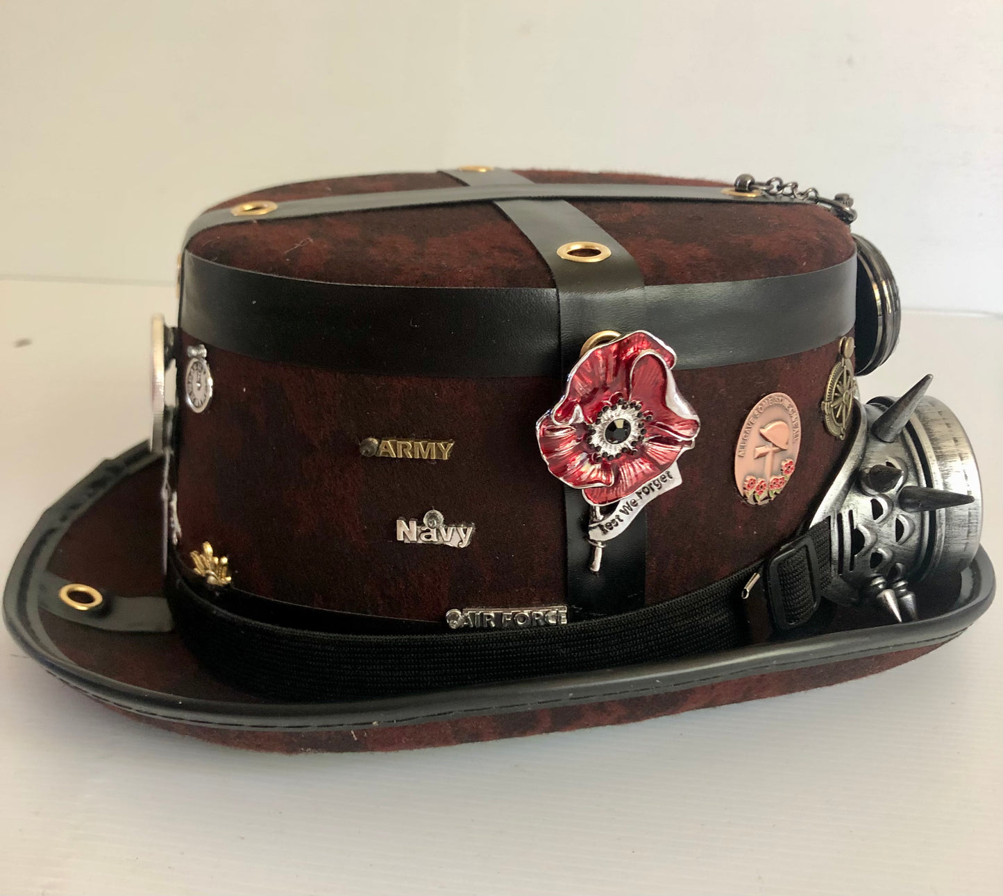 Steampunk Hat Style (Anzac Army) with Goggles (Item #281)