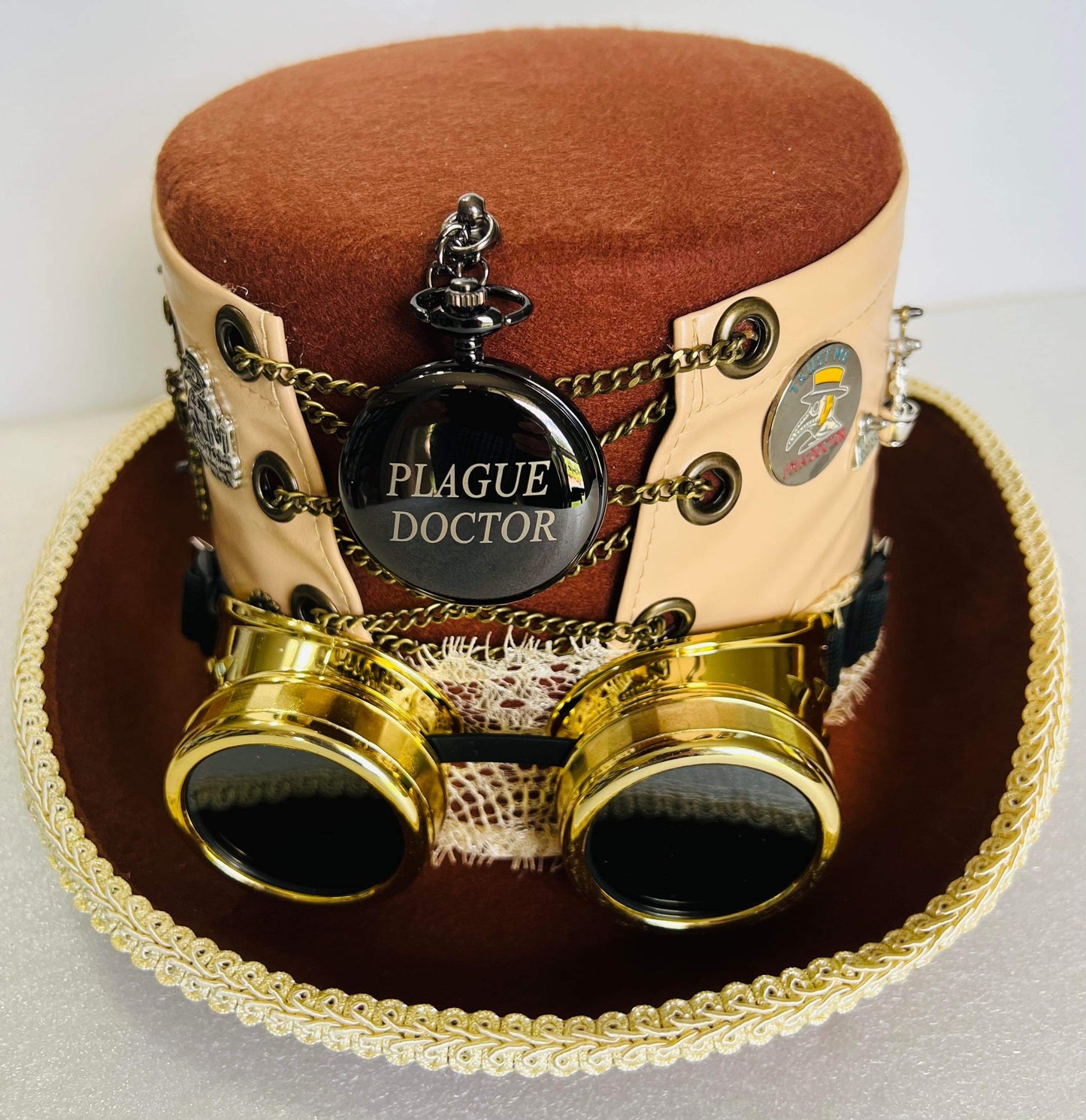 Steampunk Hat with Goggles (Item #290)