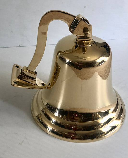 Solid Brass 8” Bell Plain