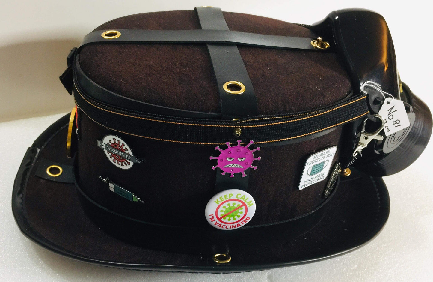 Steampunk hat ( Covid 19 Theme)