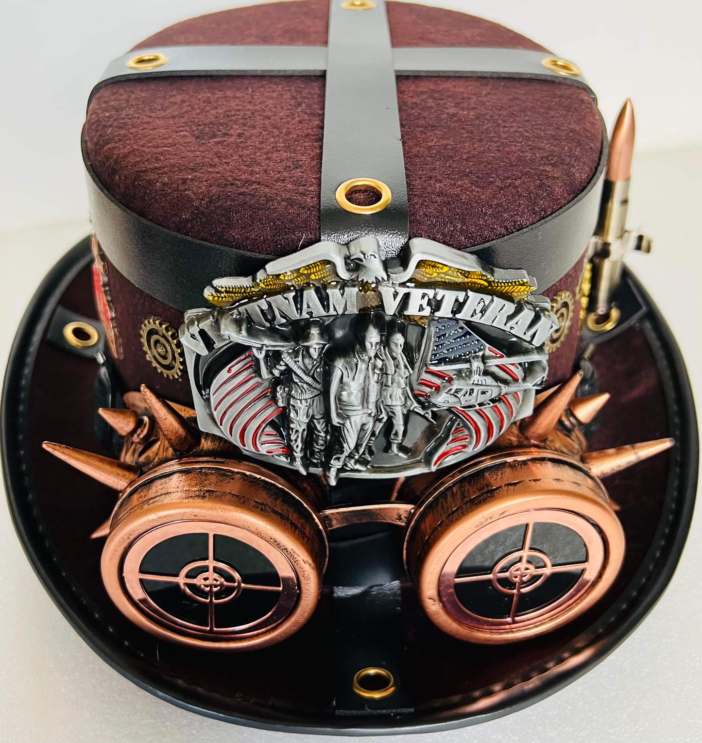 Steampunk Hat with Goggles (Item #NC134)