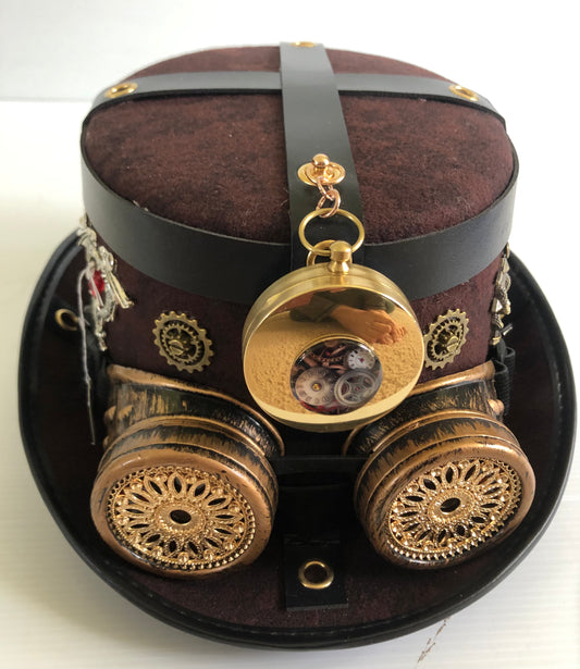 Steampunk Hat with Goggles (Item #247)