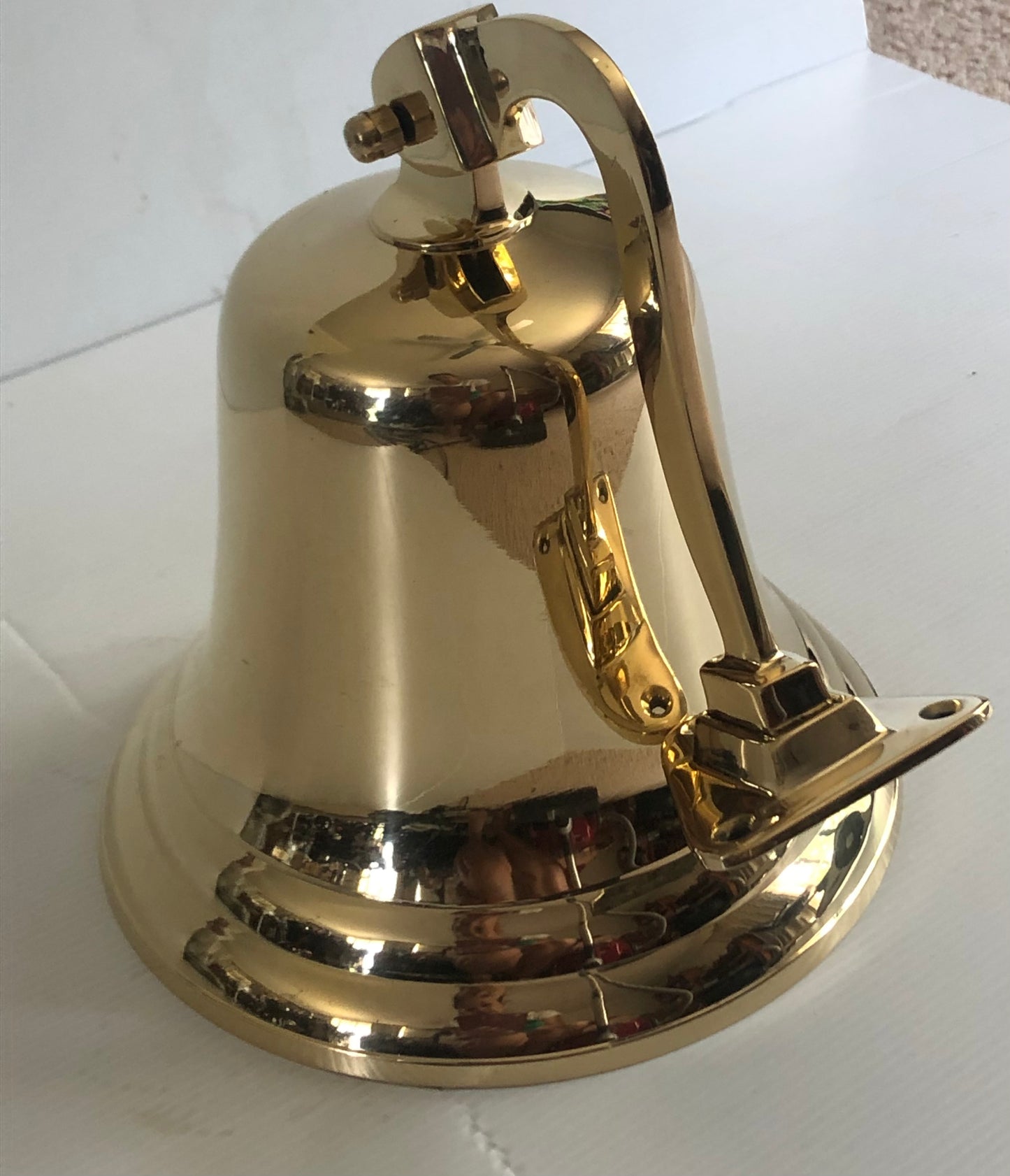 Solid Brass 8” Bell Plain