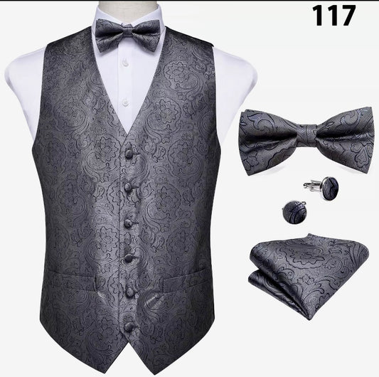 Men’s waist coat ( Vest , hanky and cuff links)