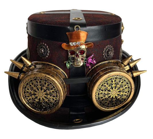 Steampunk Hat with Goggles (Item #273)