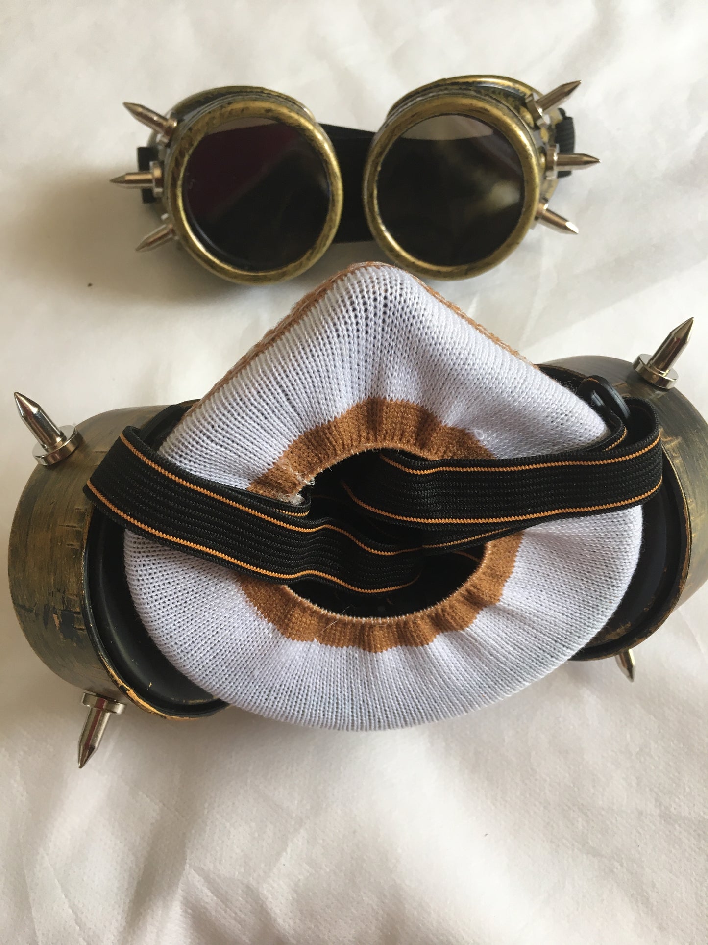 Steampunk goggles (MK027-Gold)
