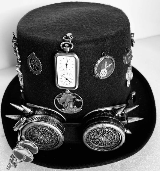 Steampunk hat with goggles (Item #NC102)