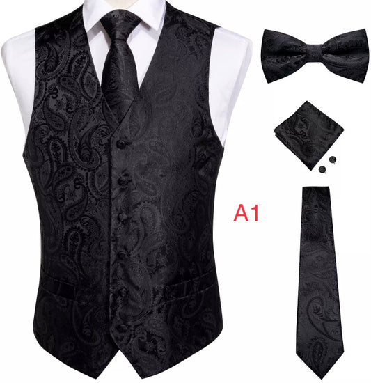 Men’s waist coat ( Vest , tie , hanky and cuff links)