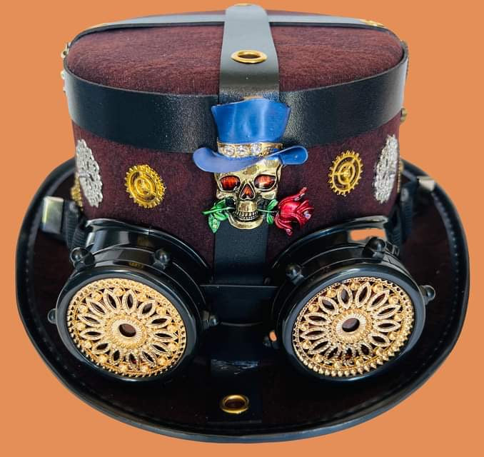 Steampunk Style Hat with Goggles (Item #302)